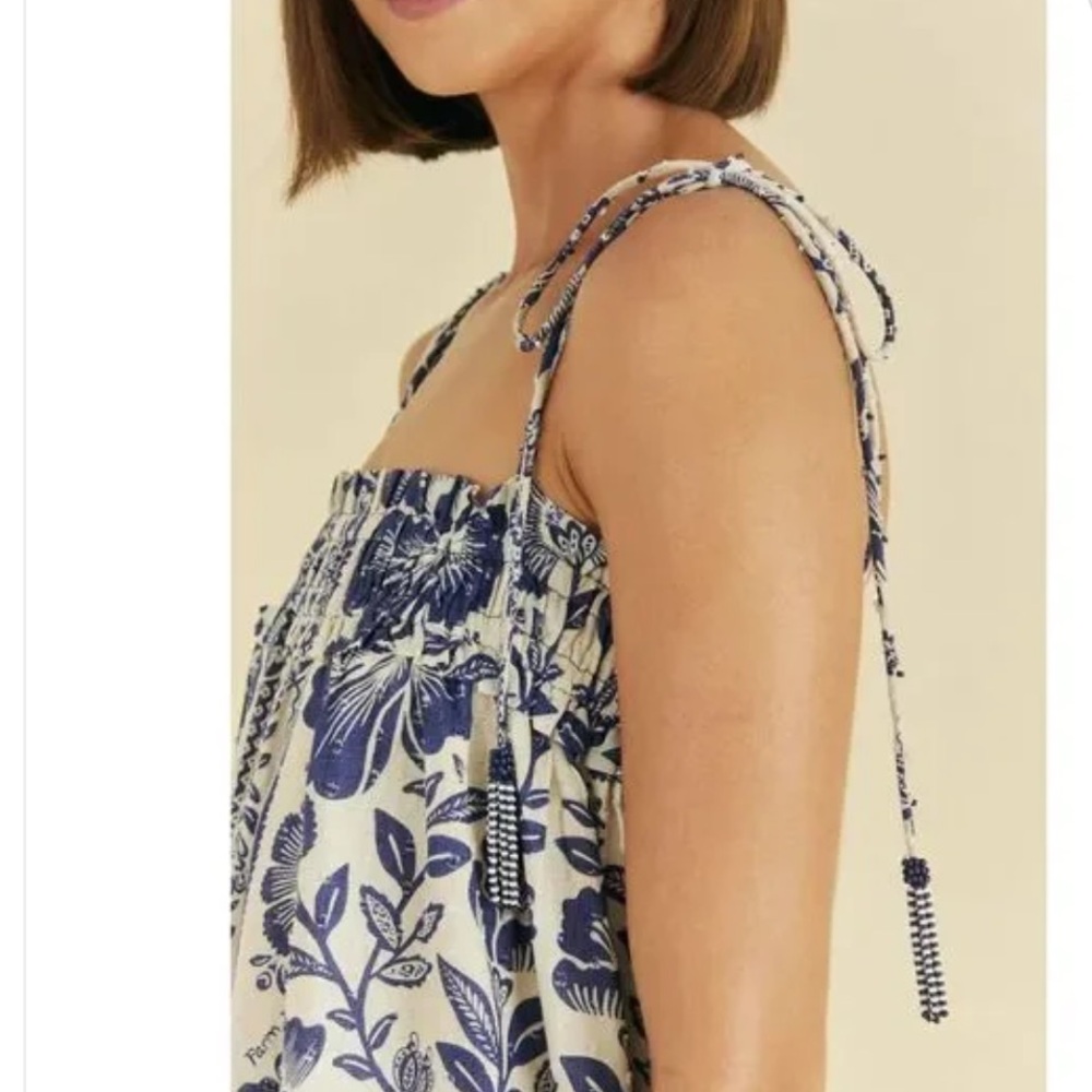 NWT Farm Rio Pineapple Garden Dress, Small - Picture 5 of 12